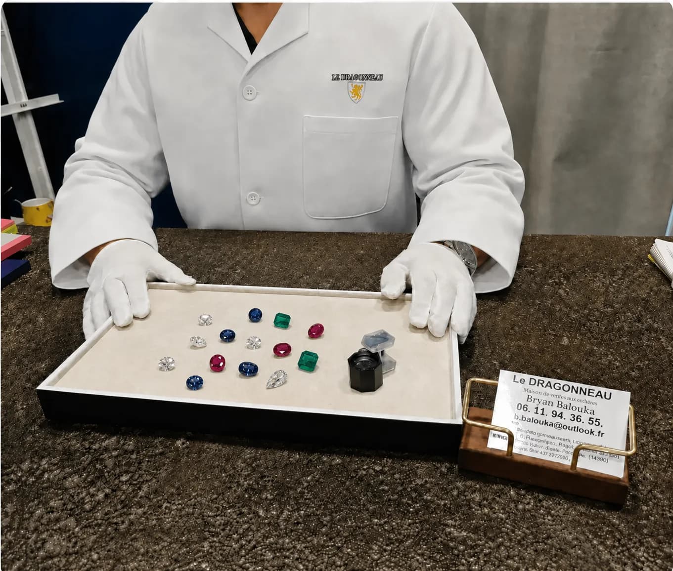 Diamants, saphirs, rubis et émeraudes expertisés à Pont-Audemer