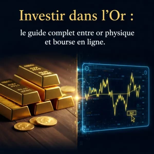 Investir dans l'or : or physique ou placement en ligne